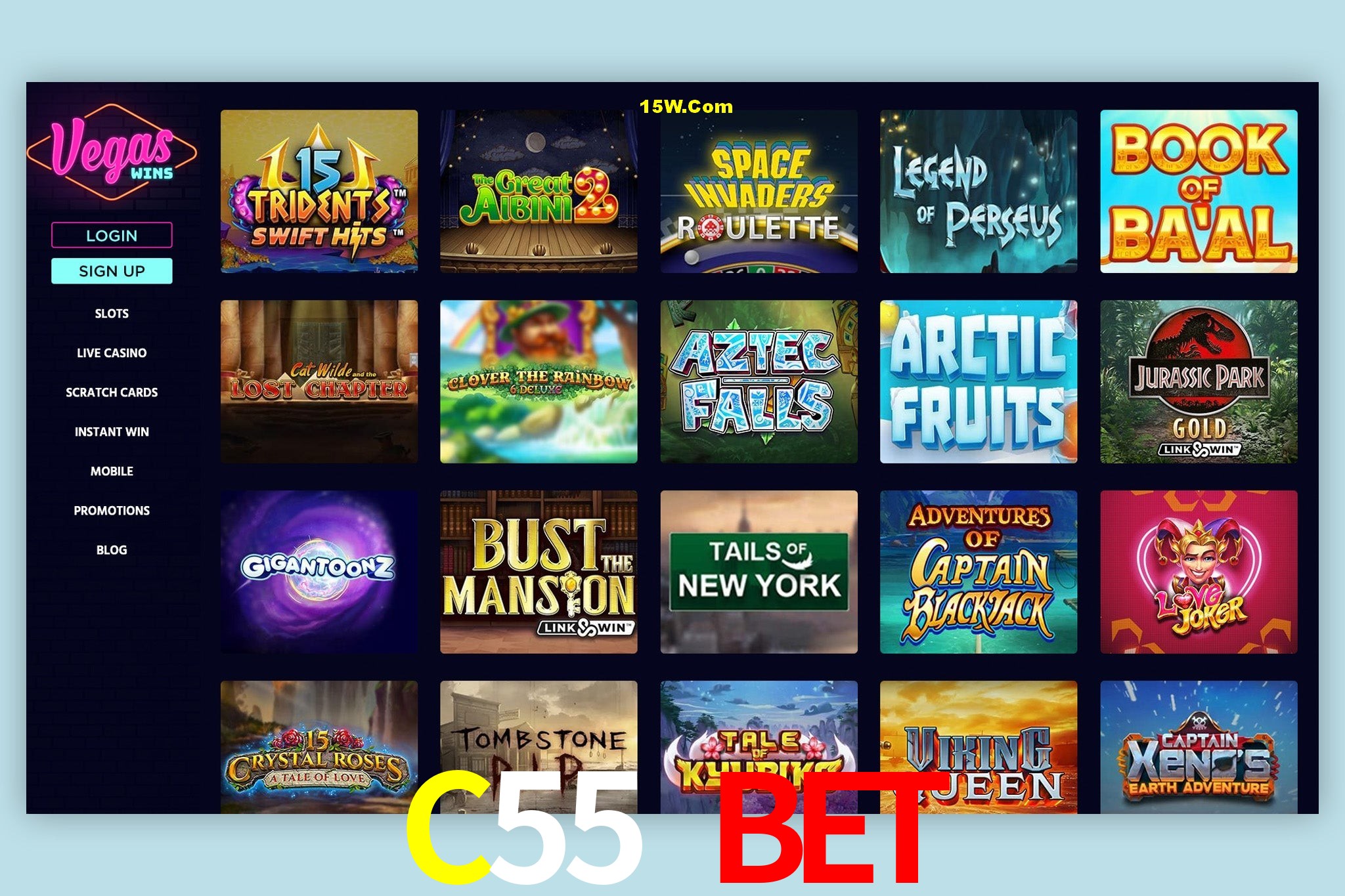 Game Providers C55 Bet