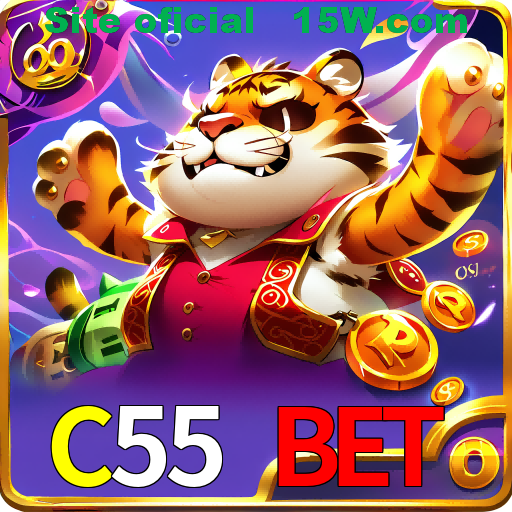 Imagem promocional da C55 Bet mostrando a plataforma e suas vantagens